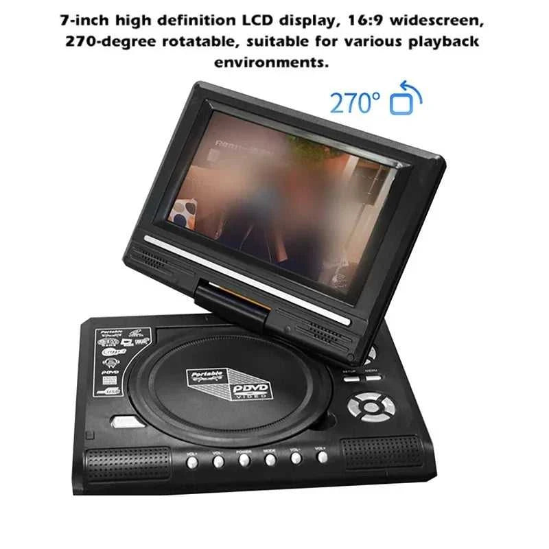 9.8 Inches Portable DVD Player High Clarity TV Function Built-in Card Reader Swivel Screen Mobile DVD Player for Travel The jack market .AU The jack market .AU Accessories Electronics $ 123 14:350853#7.8 inch UK Plug