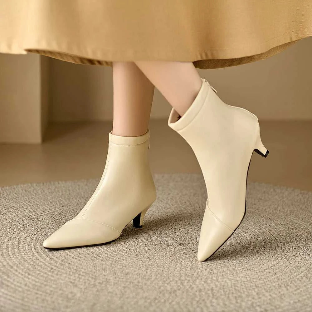 Pointed Toe Women Ankle Boots Ladies Slim Short Shoes Low Heels Party Dress Kitten Heel Booties Winter Autumn Zapatos Mujer The jack market .AU The jack market .AU Step Up Your Style: Trendy Shoes for Every Occasion! $ 100 14:771;200000124:100010487