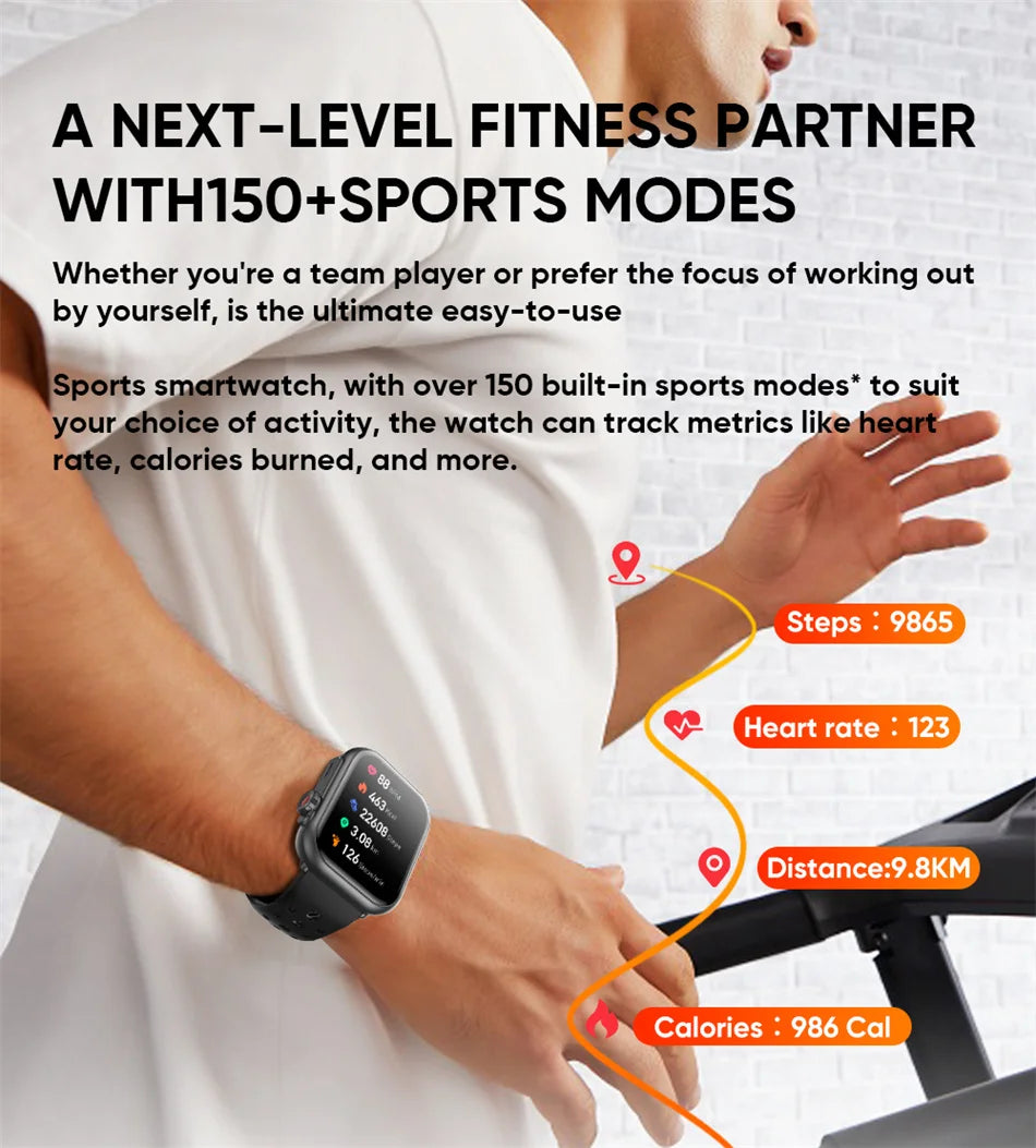 Ultra K62 1000mAh Battery AMOLED Smart Watch Heart Rate Men 100+Sport HD Bluetooth Call IP67Waterproof Women SmartWatch 2026 New