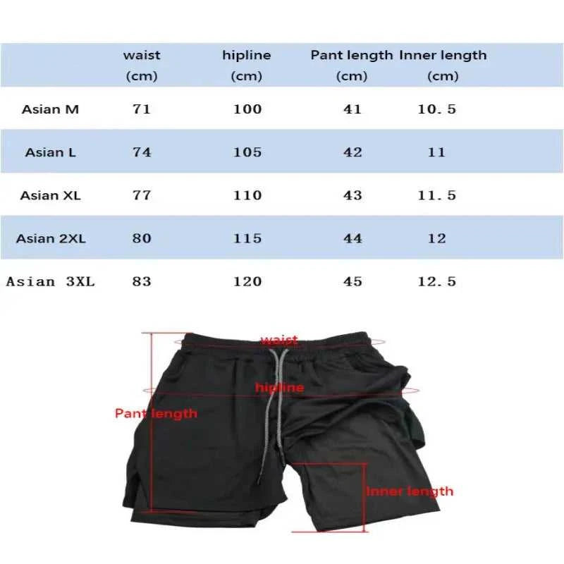 EVERLAST Men's Fashion Brand Shorts Summer Comfortable Quick Drying Sportswear Gym Jogging Training Men's Fitness 2 in 1 Shorts The jack market .AU The jack market .AU Men Fashion $ 35 14:29;5:361386
