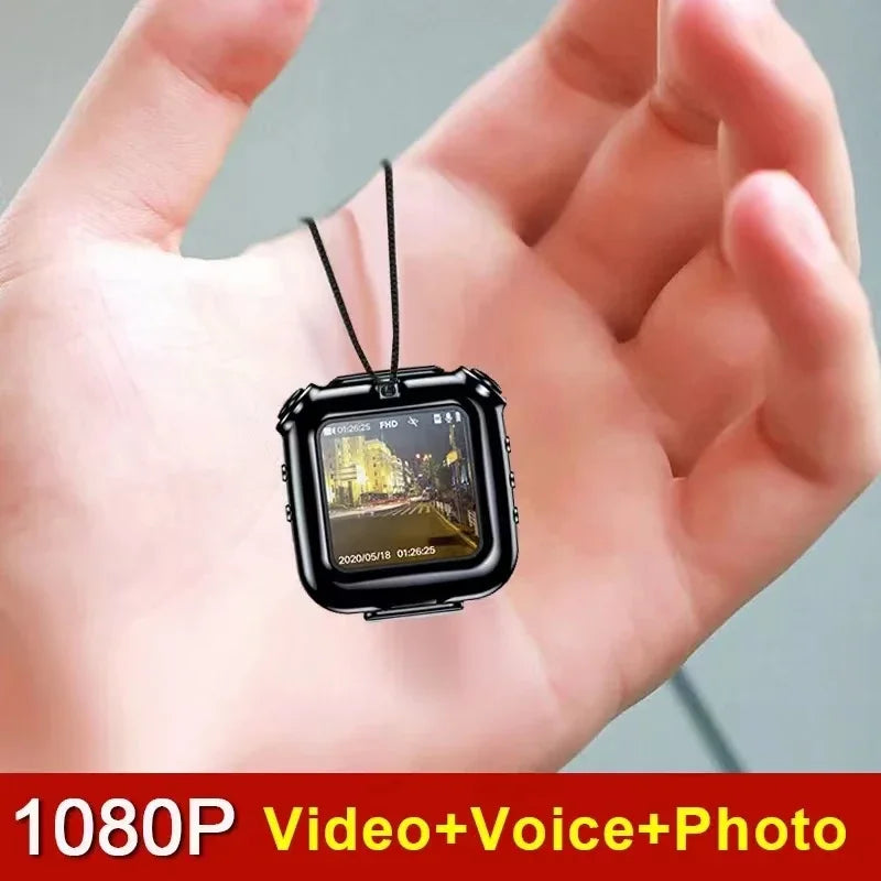 4-256GB Mini Clip Digital Camera Video Photo Audio Voice Recorder with Screen 1080P Bodycam Cam Smart Loop Recording Camcorder