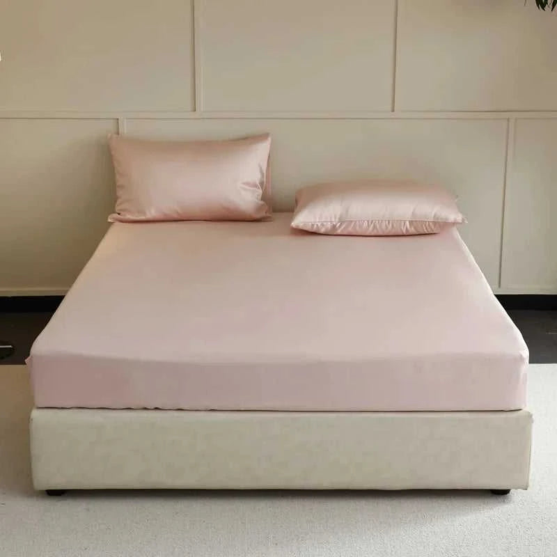 Natural Mulberry Silk Fitted Sheet Pure Silk Mattress Cover for Single Double King Queen Size Bedding High End Luxury Bed Cover The jack market .AU The jack market .AU Home $ 72 14:200002984#Latte Brown;5:200013267#90x200x30cm