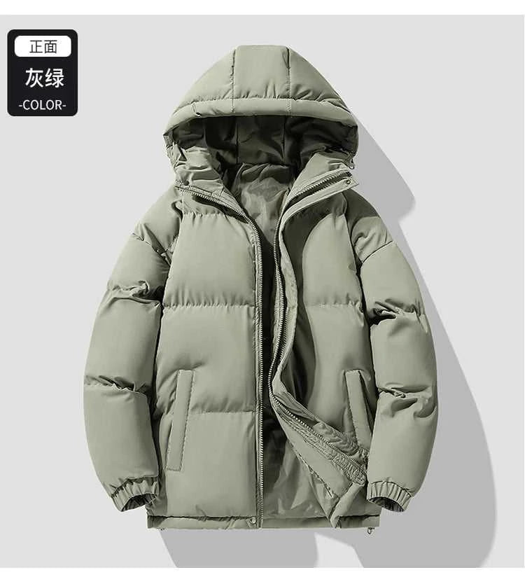 Jacket Youth Jacket Trend New Men's Warm Jacket Cotton Padded Jacket Casual Sports Autumn Winter Men's Hooded Warm Thick Parkas The jack market .AU The jack market .AU Men Fashion $ 81 14:193;5:4183