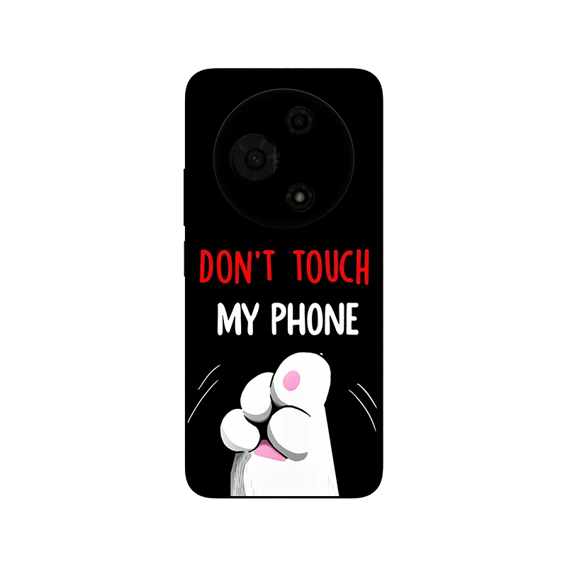 For TCL 605 T517D Case Soft Silicone Cute Cat Phone Case for Cover TCL 605 4G 2025 Coque TCL605 Fundas
