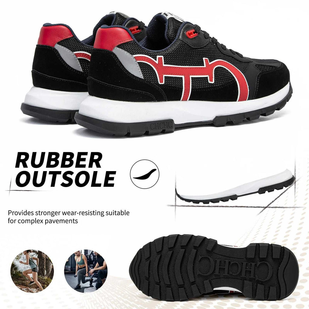 CHCH Men's Tennis Shoes Black Cow Leather Material Stitching Design Men's Shoes Sports Shoes The jack market .AU The jack market .AU Step Up Your Style: Trendy Shoes for Every Occasion! $ 149 14:200006158;200000124:350262