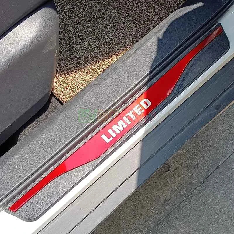 For KIA RIO 3 4 5 X LINE Accessory 2014-2025 Stainless Carbon Car Door Sill Kick Scuff Plate Guard Pedal Protector Cover Styling