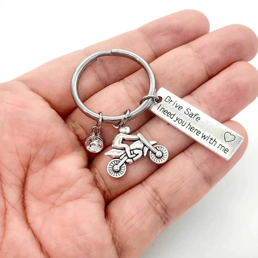 1Pc Motorcycle Birthstone Keychains,Drive Safe Keyring,Biker Gifts For Husband Son Family Friend,Gift For Valentine's Day The jack market .AU The jack market .AU Jewellery & Chains $ 47 14:29#Blue