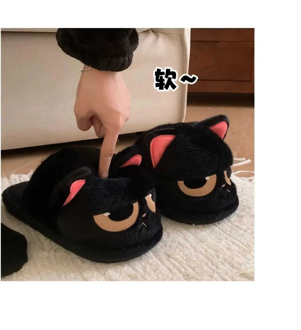 New Snuffy Cat Slippers Woman Warm Wrapped Home Shoes Women's Angry Kitty Furry Slides Winter Snug Close Back Slipper for Couple The jack market .AU The jack market .AU Step Up Your Style: Trendy Shoes for Every Occasion! $ 69 14:10#Yellow-Slides;200000124:201446564;200007763:201336100
