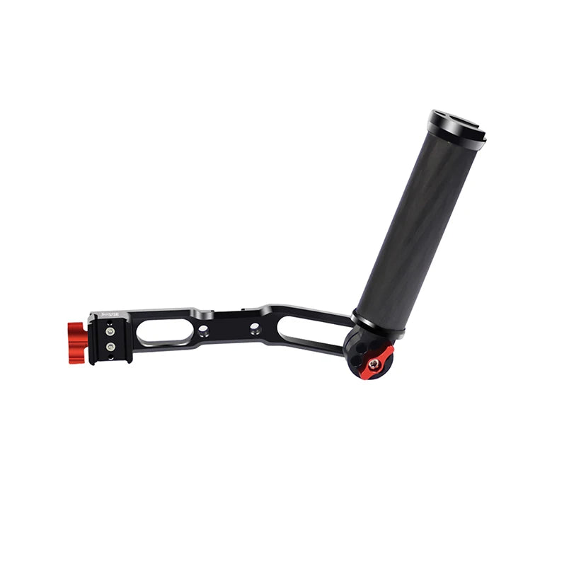 Carbon Fiber L Bracket Handle Grip Foldable Cold Shoe Mount Clamp for DJI Ronin RS3 RS4 Mini RS2 RSC2 Handheld Gimbal Stabilizer