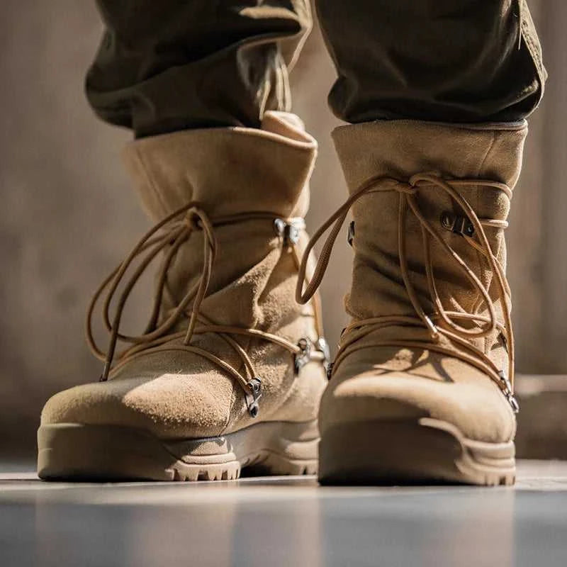 Maden Men's Vintage High-top Desert Boots Outdoor Cowboy Boots Indestructible Work Shoes Winter Safety Shoes The jack market .AU The jack market .AU Step Up Your Style: Trendy Shoes for Every Occasion! $ 119 14:771#Brown;200000124:200000898