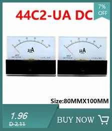 44C2 Analog DC Ammeter - Precision Measurement from 50μA to 500μA for Accurate Electrical Readings