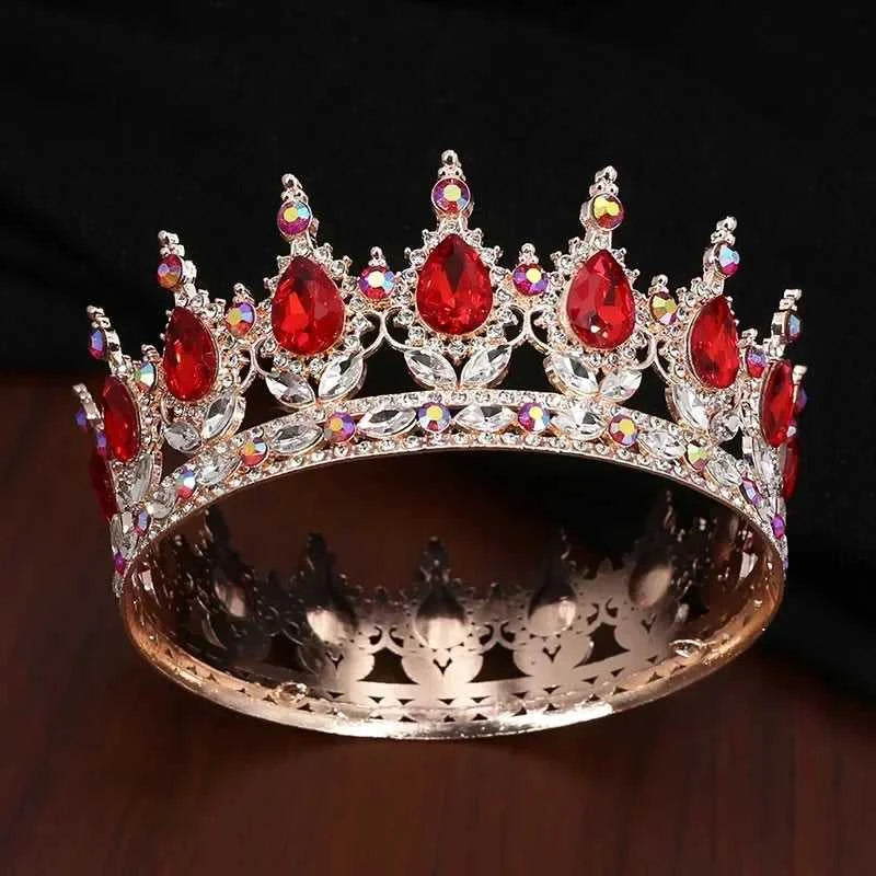 Wholesale Gold Crystal Headdress Prom Pageant Full Round Circle King Crowns For Cake Decoration The jack market .AU The jack market .AU Jewellery & Chains $ 65 200001033:200025551#C21;351:200001569