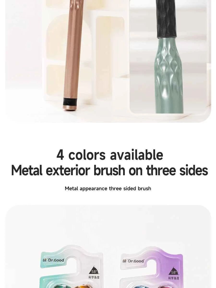 BrightSmile 3D U-Shaped Soft Toothbrush for Ultimate 3-Sided Oral Care for Adults and Couples