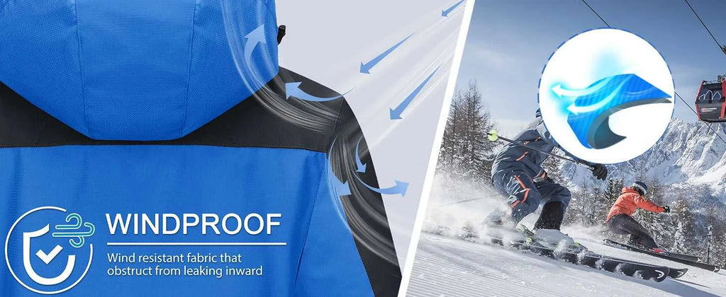 TACVASEN Men's Waterproof Ski Jacket Fleece Lining Warmth Parka Winter Snow Working Outdoors Hooded Coat Rain Shell Windbreaker The jack market .AU The jack market .AU Men Fashion $ 76 14:771#Blue;5:361385#CN 4XL (US L)