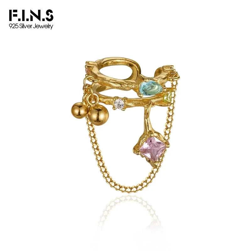 F.I.N.S 1PC Trend S925 Sterling Silver Clip Earrings without Ear Hole Layered Bead Ball Square Zircon Chain Pendants Earcuff The jack market .AU The jack market .AU Jewellery & Chains $ 108 200001034:5740#1PC Gold E5224