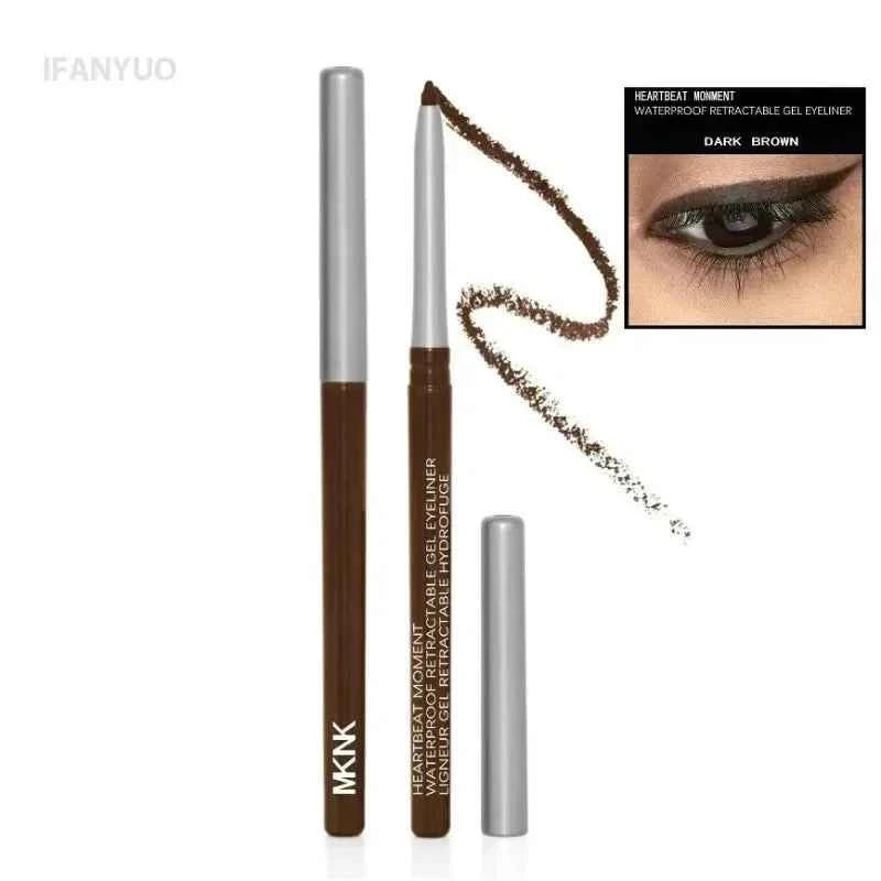 Strong Black Long-lasting Waterproof Gel Eyeliner Pencil Smooth Quick-drying Easy Color Glue Eyeliner Pen Eye Makeup Cosmetics