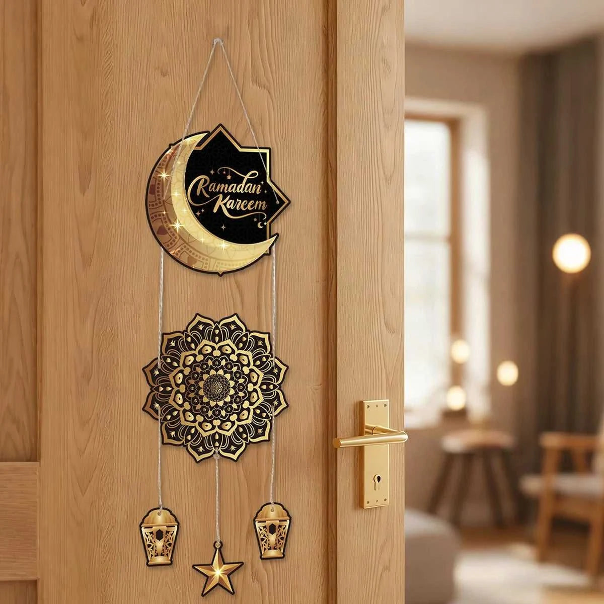 Eid Mubarak Door Hanging Flag Kareem Ramadan Decor for Home 2025 Ramadan Mubarak Islamic Muslim Party Decor Happy Eid Al Adha The jack market .AU The jack market .AU Home $ 20 14:202418806#paper door hanging 3