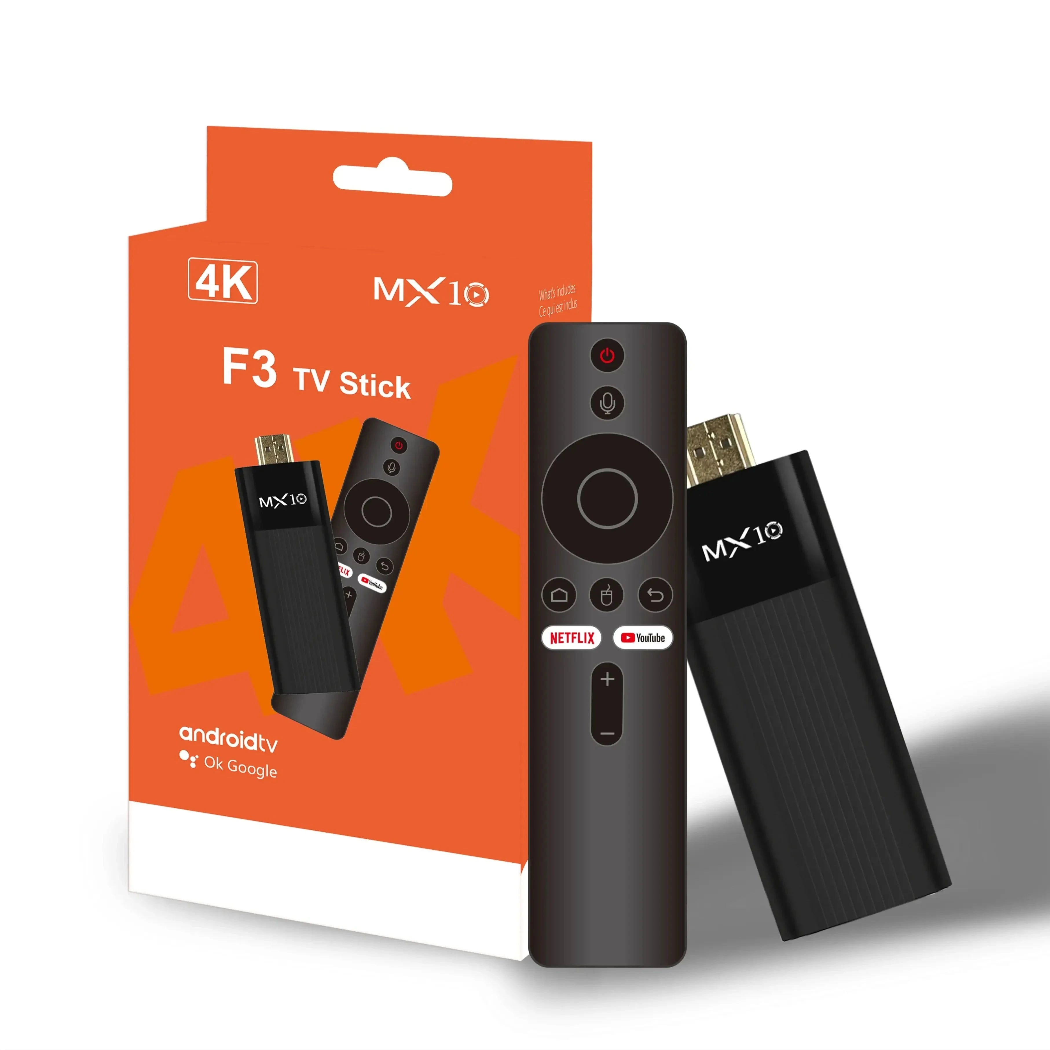 Ultra HD 4K Android TV Stick MX10-F3 Stick Mini Home TV Stick H313 Quad Core Support 2.4/5G Dual Wifi 2GB RAM 16GB ROM The jack market .AU The jack market .AU Home $ 83 14:193