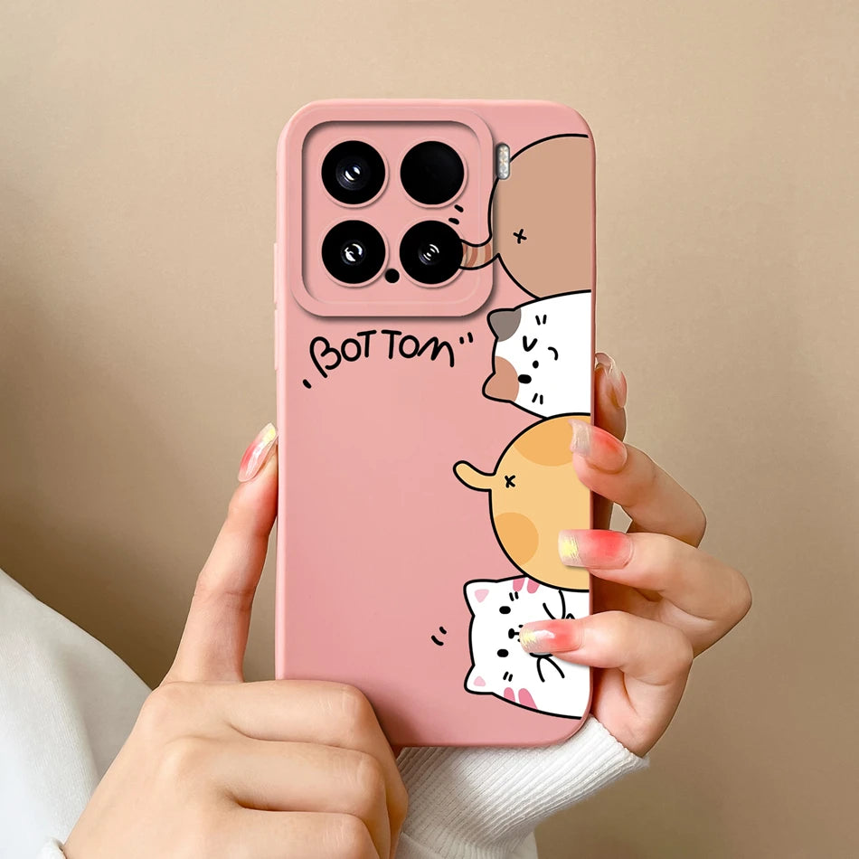 Xiaomi 15 Pro Soft Silicone Case - Stylish Anti-Drop Bumper for Xiaomi 14 Pro - Perfect Fit & Protection