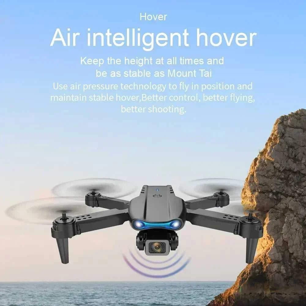 New E99Pro RC Drone 4K Professinal With Wide Angle Dual HD Camera Foldable RC Helicopter 5G WIFI FPV Height Hold Apron Sell The jack market .AU The jack market .AU Drones $ 75 14:193#E99-Dual-4K-Bag-Box