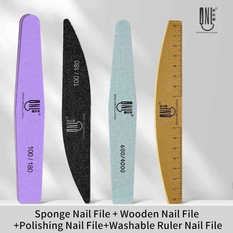 Nail Artistry Pro Nail File Set - Double-Sided 180/240 Grit for Precision Buffing & Professional Manicures (2/4/5/10pcs)