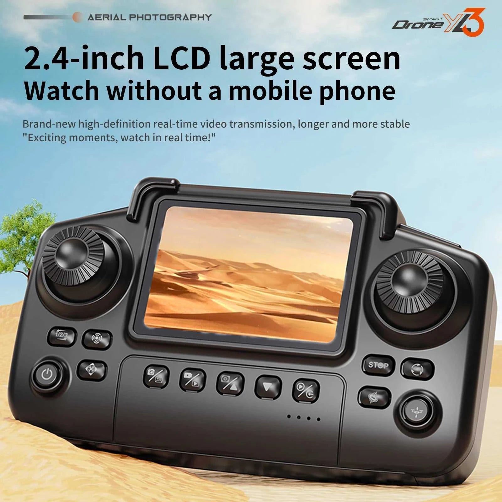 2025 NEW GISAEV YL3 Drone for Kids & Beginners - 2.4'' Screen Remote Dual 4K Cameras Auto Hovering Stable Flight Perfect Gift The jack market .AU The jack market .AU Drones $ 90 14:29#White-Screen-4K-1B