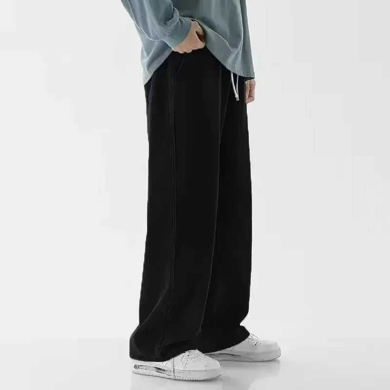 Korean Style Streetwear New Fashion Baggy Casual Men Jeans High Street Harajuku Denim Trousers Men Brand pants Black grey Blue The jack market .AU The jack market .AU Men Fashion $ 36 14:365458#Image color;5:361386