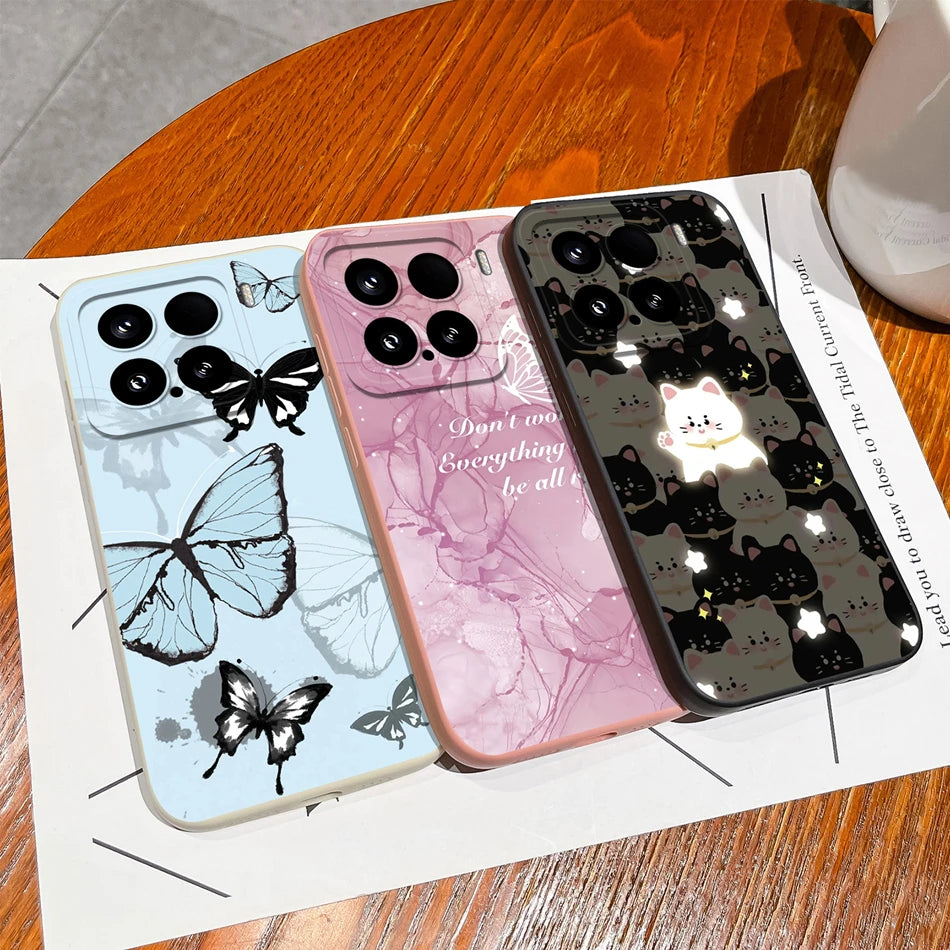Xiaomi 15 Pro Soft Silicone Case - Stylish Anti-Drop Bumper for Xiaomi 14 Pro - Perfect Fit & Protection