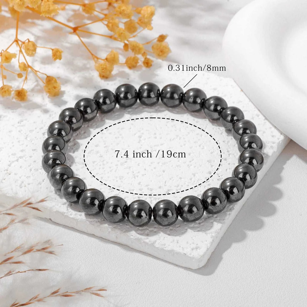 1pc Healing Fashionable Minimalist Natural Stone Bead Beaded Elastic Rope Bracelet Gifts For Women Men Couple Friend The jack market .AU The jack market .AU Jewellery & Chains $ 48 200000639:2832#8MM Bead;200001034:200003761#NO.18 Hematite