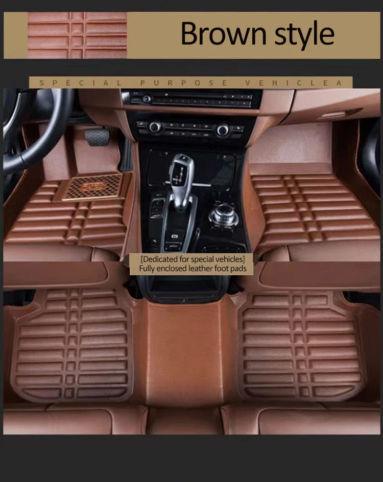 Car Floor Mat for Changan CS75 Plus PHEV 2014~2023 Foot Parts Pads Leather Panel Liner Carpets Custom Covers Interior Accessorie