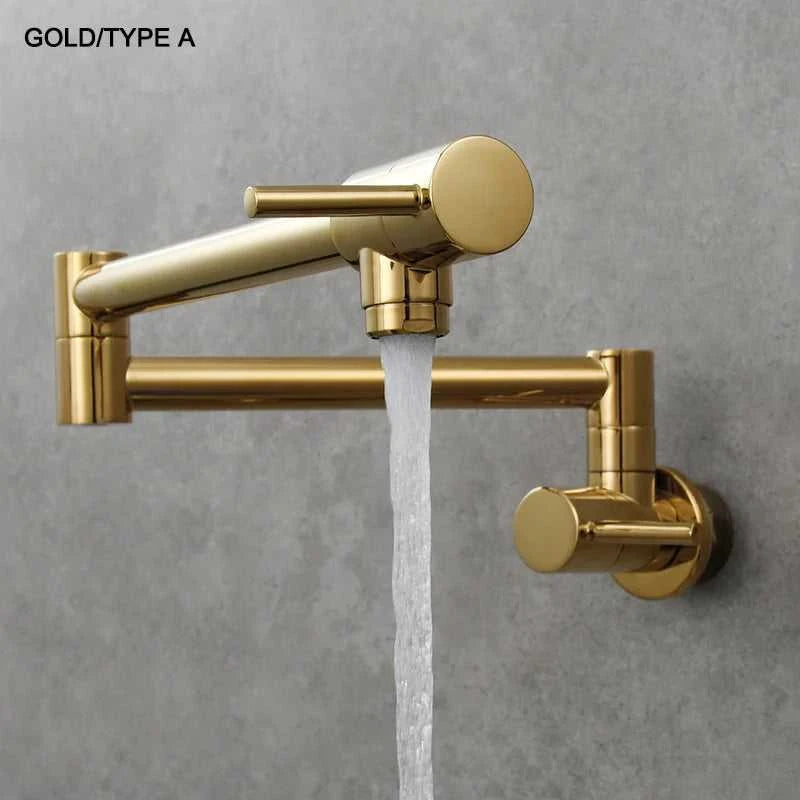 Brass Pot Filler Tap Wall Mount Foldable Kitchen Faucet Single Cold Single Hole Sink Tap Rotate Folding Spout Chrome Gold Black The jack market .AU The jack market .AU Home $ 174 14:29#Chrome Type A