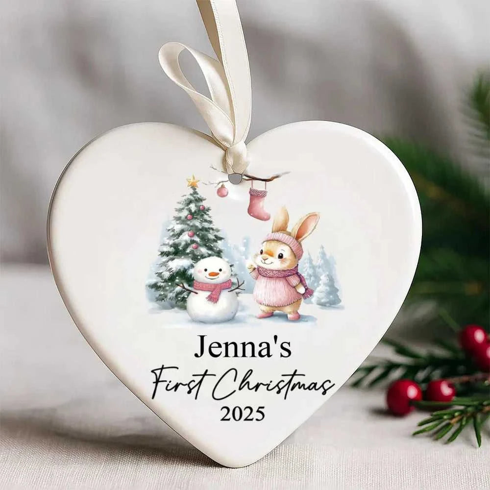 Personalized Baby's First Christmas Bauble Cute Rabbit 1st Christmas Ornament First Xmas Decoration Custom Newborn Gifts The jack market .AU The jack market .AU Mum & Kids: Essential Products for Every Family $ 22 10:47#Ceramic ;14:202997806#jk4223.4