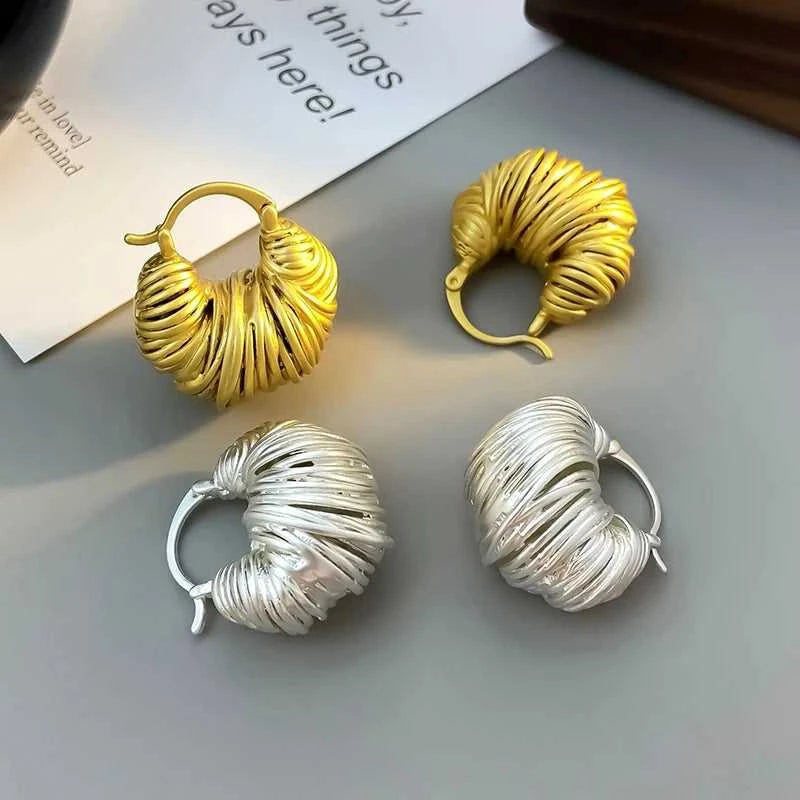 Vintage Weave Coil Shape Unique Women Earrings Party Gifts Wedding Jewelry Personality Elegant Fashion Trendy Accessories QD310 The jack market .AU The jack market .AU Jewellery & Chains $ 57 200001034:201447815#2