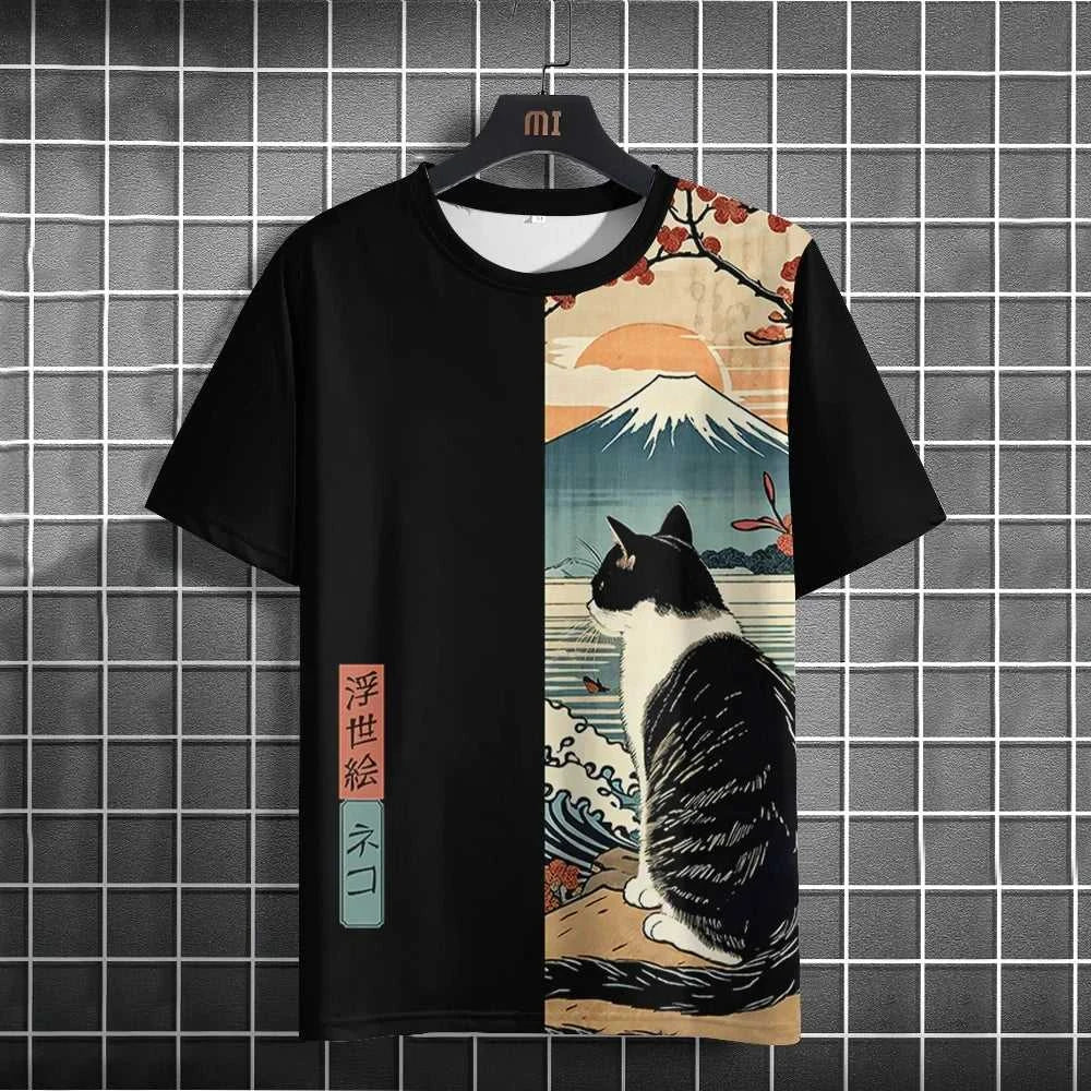 2024 T Shirt Men Japanese Samurai Cat 3d Printed T Shirts For Casual Fashion Funny Shirt Top Tee Men Clothing The jack market .AU The jack market .AU Men Fashion $ 26 14:193#P2TGL23FD;5:4183