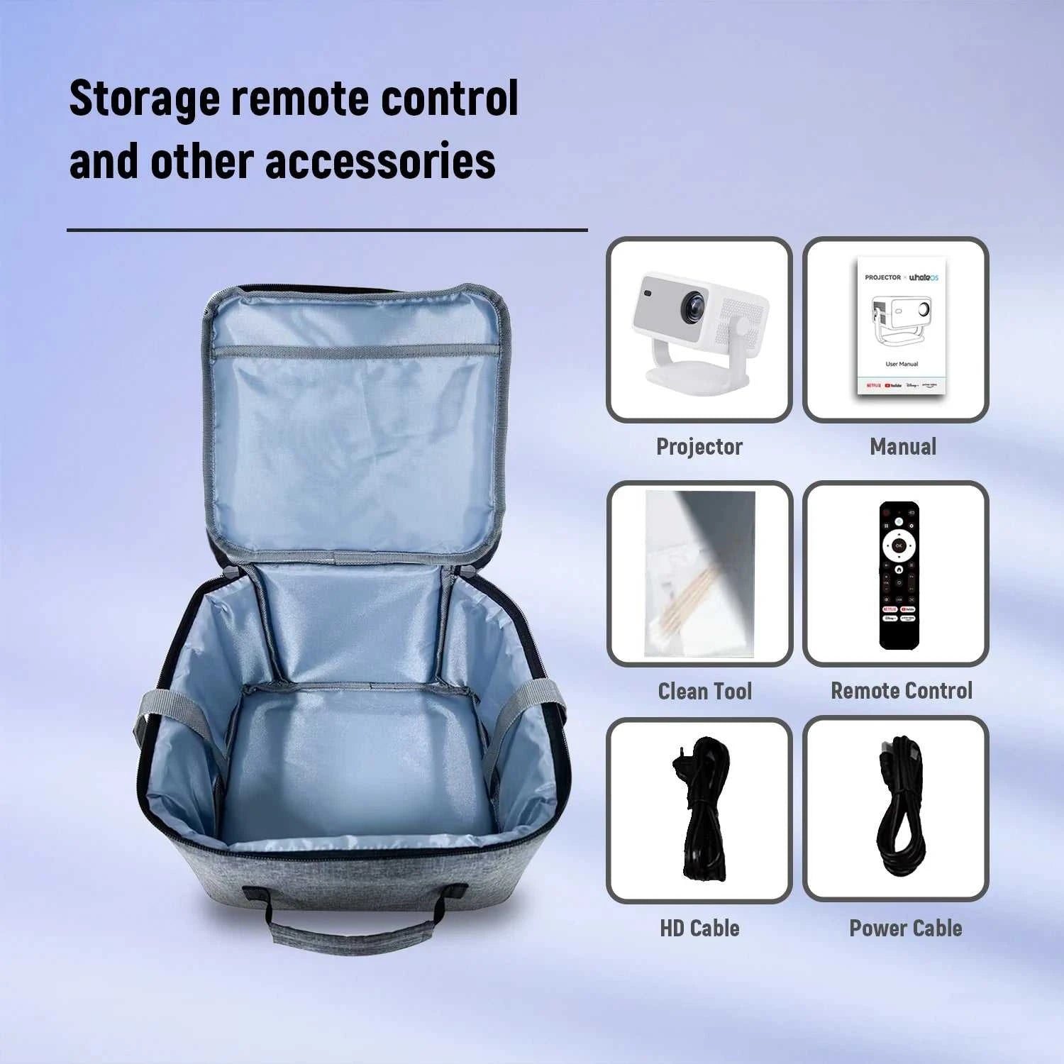 Velec Projector Portbale Storage Bag For TP350 NTV L018 Protective Case Box Bluetooth Speaker Protection Proyector Accessories The jack market .AU The jack market .AU Accessories Electronics $ 60 14:350853#Bag