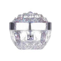 Luxury Glow Diamond Glass Face Cream Jar - 50g Acrylic Container for Creams & Lotions, Perfect Travel Companion