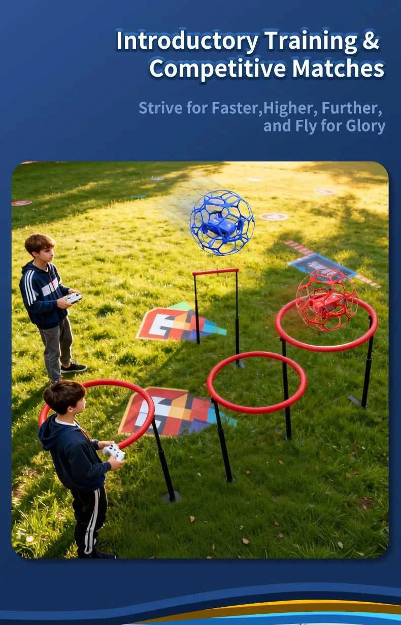 K26 2026 New Aerial Football Drone 360 ° All Inclusive Anti Fall Hand Thrown and Easy To Use Three Speed Variable Speed The jack market .AU The jack market .AU Drones $ 72 14:10#K26-Red