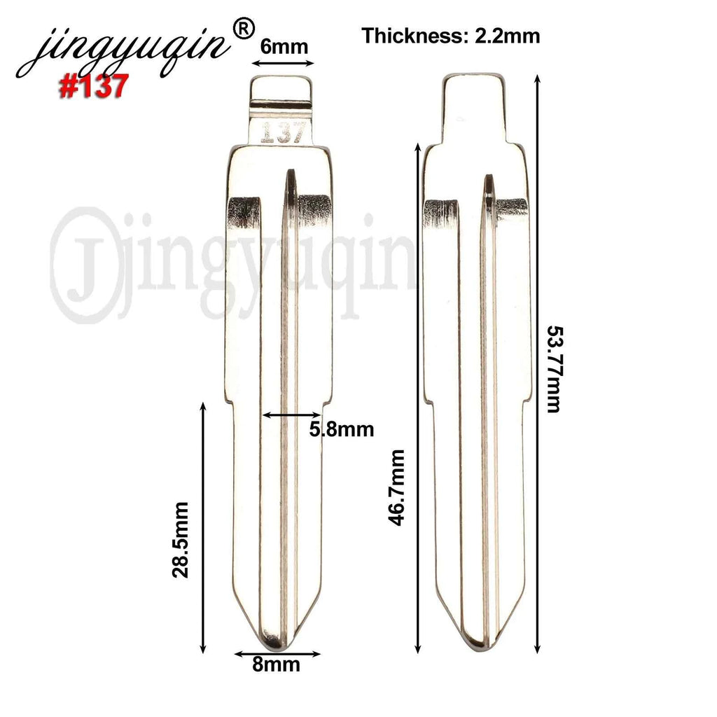 jingyuqin #137 #92 for Ssangyong Korando New Actyon C200 S170 ACTYON Blank Key