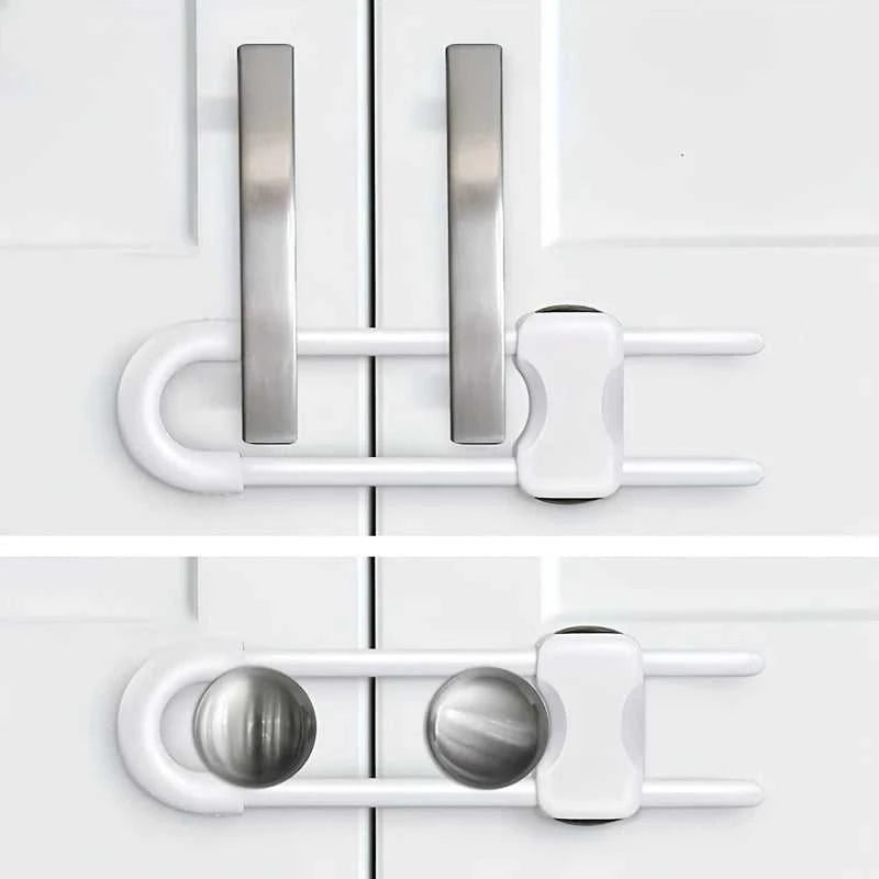 2/4PCS Sliding Cabinet Child Safety Locks Baby Proofing Cabinet Lock Cupboard Latches for Kids on Closet Door Knobs Handles The jack market .AU The jack market .AU Mum & Kids: Essential Products for Every Family $ 30 14:173#Black 4pcs