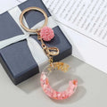 BAOPON Pink Purple Pompom Letter Keychain English Alphabet Keyring For Women Men Jewelry Accessories Wholesale Special Offer The jack market .AU The jack market .AU Jewellery & Chains $ 46 14:193#102