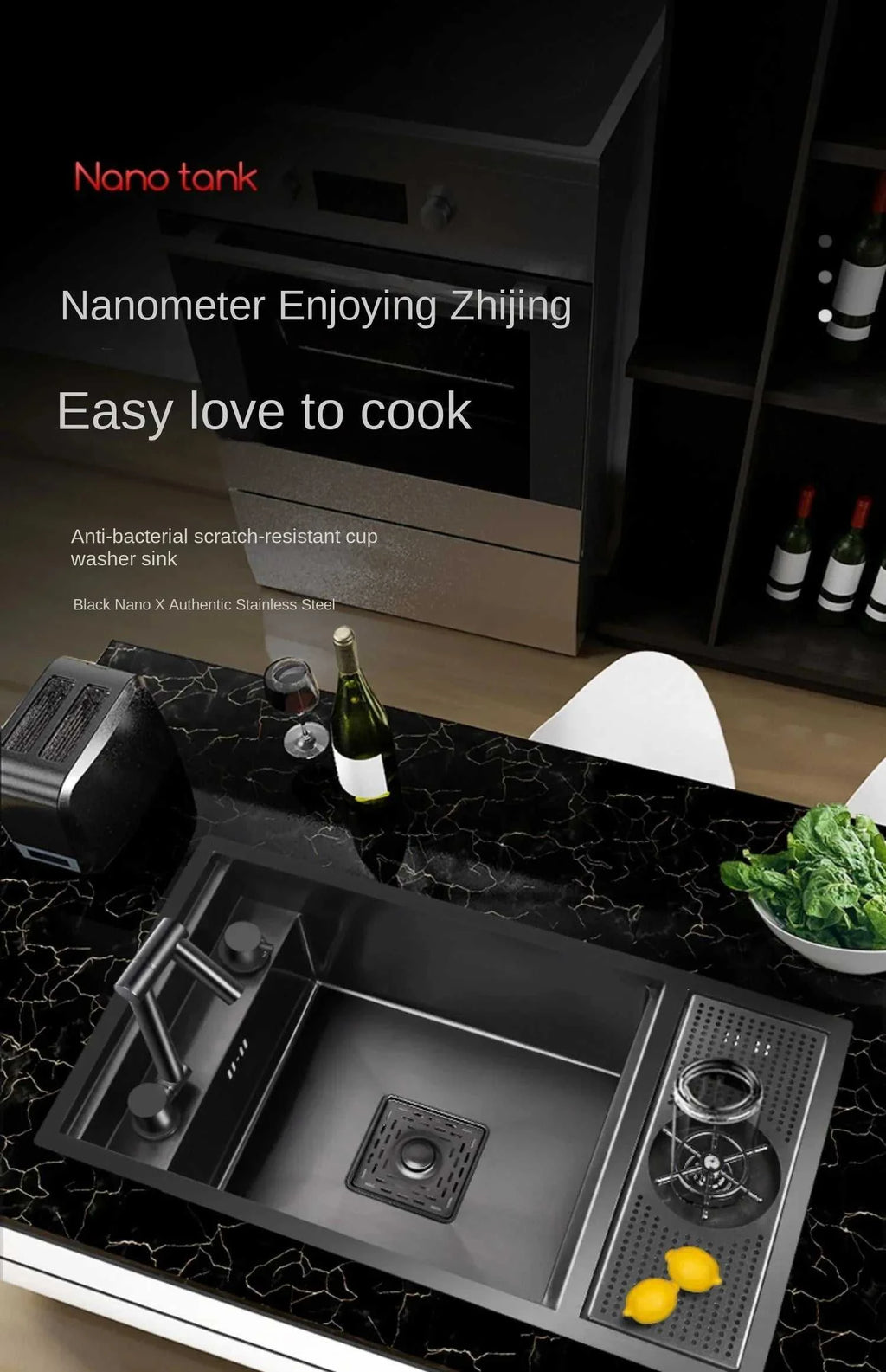 55cmx32cm 304 Nano Stainless Steel Hidden Sink Folding Faucet with Large Single Slot and Cover Plate Bar Counter Cup Washer The jack market .AU The jack market .AU Home $ 237 14:200004890#55cmx32cm;200007763:203372089