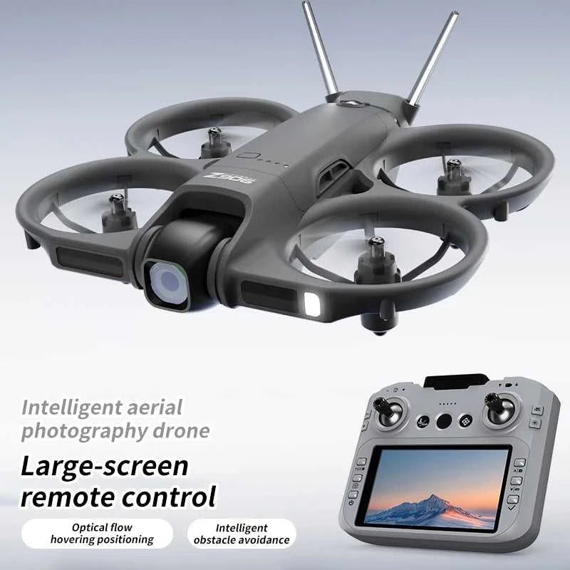 2026 Lenovo Drone With 4.3-inch Large Screen 8k High-definition Aerial Photography Obstacle Avoidance Remote Control Quadcopter The jack market .AU The jack market .AU Drones $ 99 14:29#Black