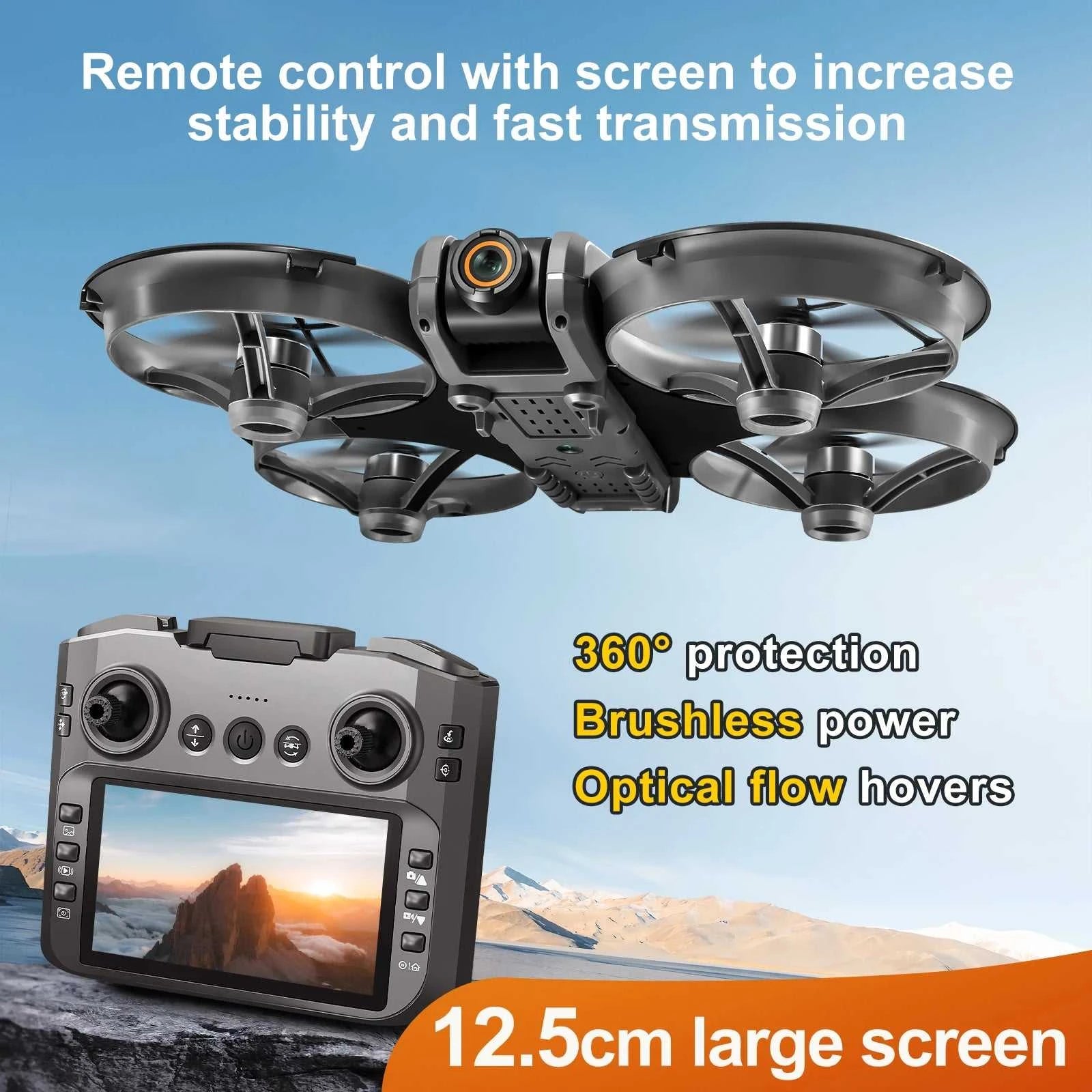 NEW S156 RC Drone 2.4G 5G WIFI Professional 8K Aerial Photography Remote Control Aircraft HD Dual Camera Quadcopter Boy Toy Gift The jack market .AU The jack market .AU Drones $ 124 14:350852