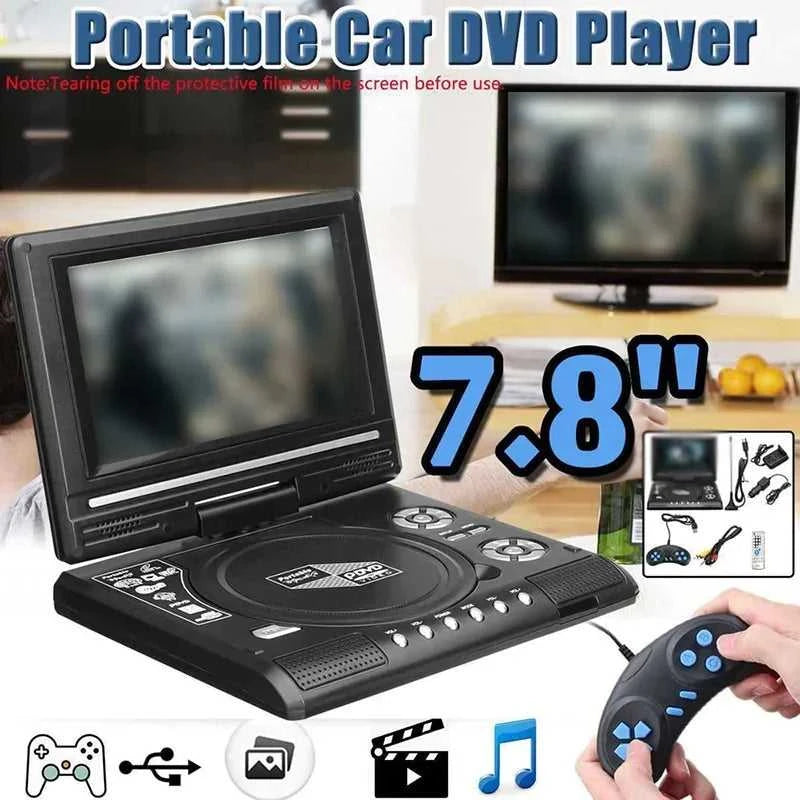 9.8 Inches Portable DVD Player High Clarity TV Function Built-in Card Reader Swivel Screen Mobile DVD Player for Travel The jack market .AU The jack market .AU Accessories Electronics $ 123 14:350853#7.8 inch UK Plug