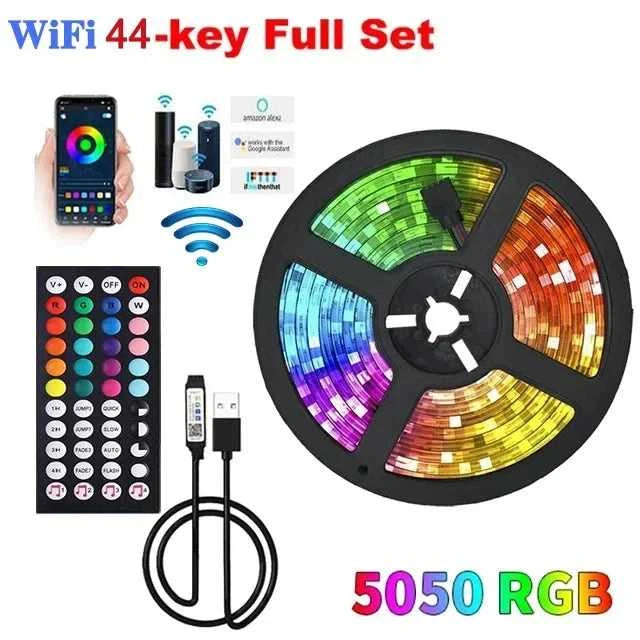 1-30M/100FT LED Strip Light USB RGB LED Ribbon Tape Bluetooth Touch Remote Control LED Strip LED TV Backlight For Bedroom Decor The jack market .AU The jack market .AU Home $ 67 136:9131285835#IR 3Key;14:29#RGB 5050;380:6287#25M