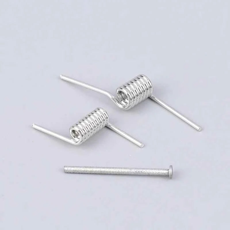 4PCS Steel Torsion Spring Large Hair Jaw Clips Special Accessories Special Torsion Spring V-spring For Hairpin Springs Clip