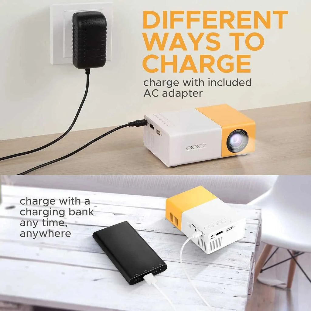 Projector for home use, mini projector for children's bedroom, portable projector, supports 4K ultra-high definition. The jack market .AU The jack market .AU Home $ 80 14:202429827#White