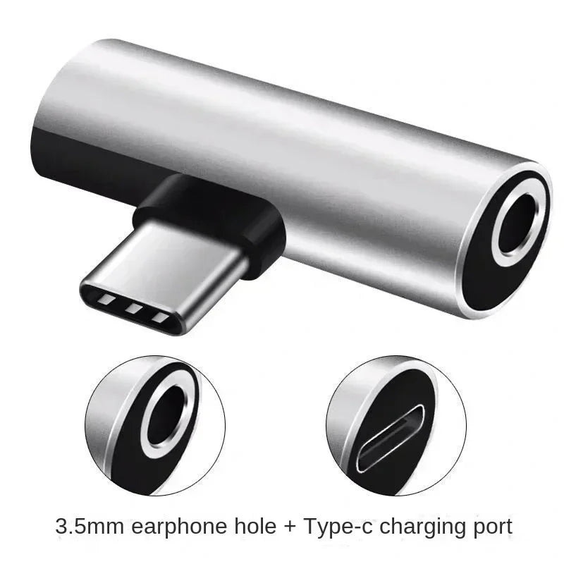 Type-C To 3.5mm Jack Converter Earphone Audio Adapter Cable for Phones with Analog Signals Headphone Aux Cable Type C Adapter