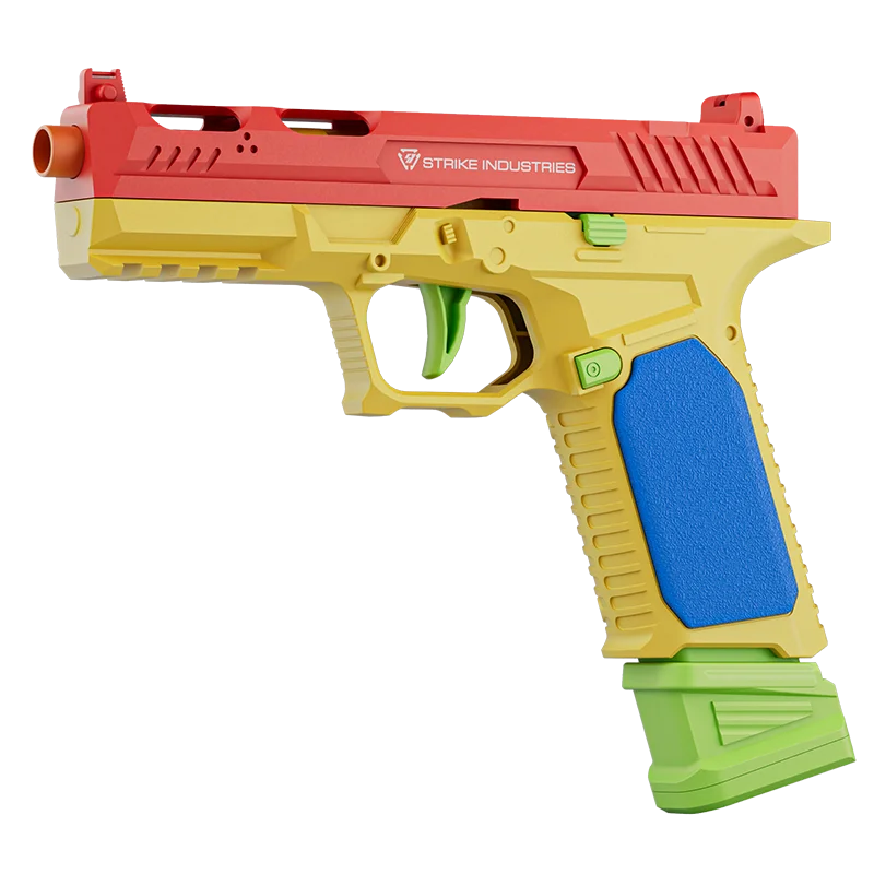 G17 Pistol Shell Throwing Continuous Firing Blowback Soft Bullet Gun Empty Hanging Birthday Gift