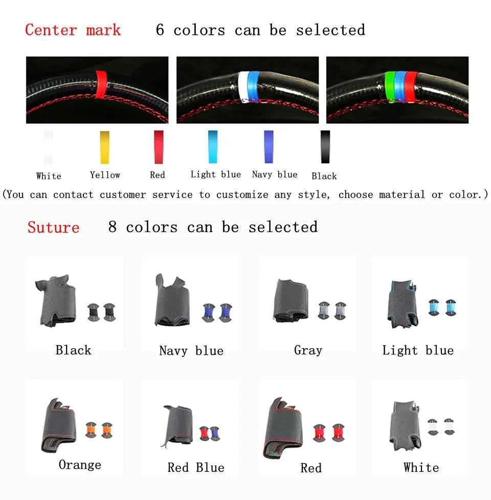 Customize DIY Microfiber Leather Car Steering Wheel Cover For For Hyundai ix35 Tucson 2 2011 2012 2013 2014 2015 Car Interior